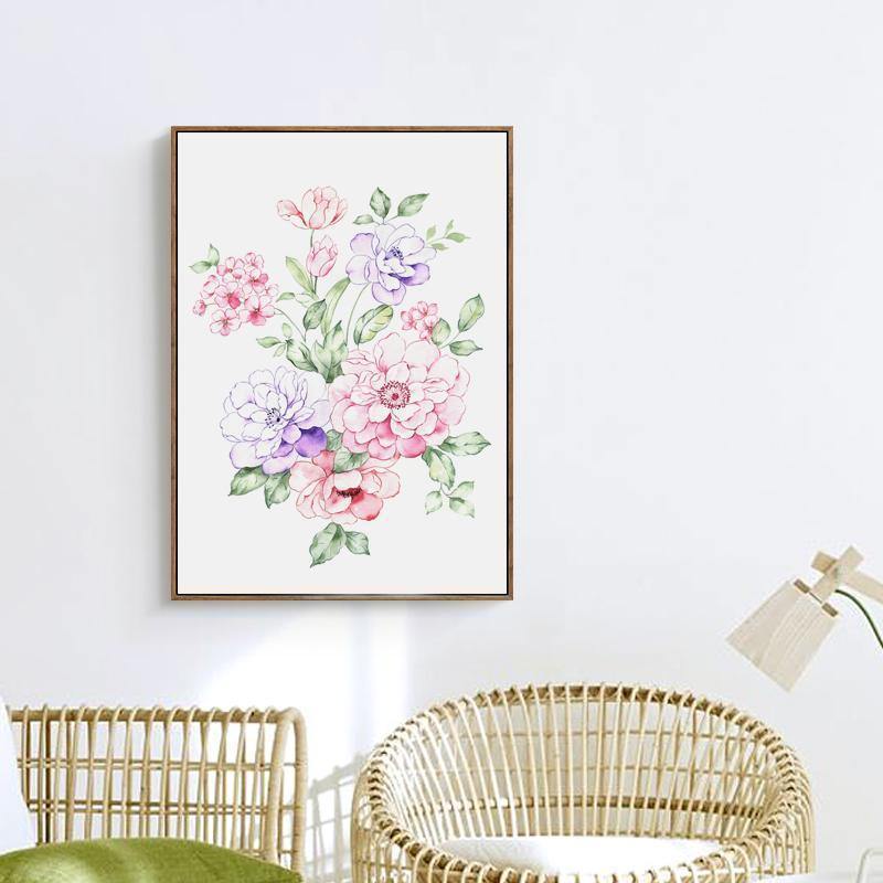 Watercolour Peony - Nordic Side - 