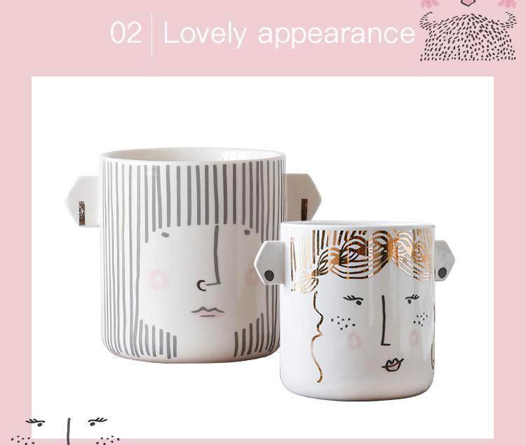 Gift Milk Mug for Couple - Nordic Side - 