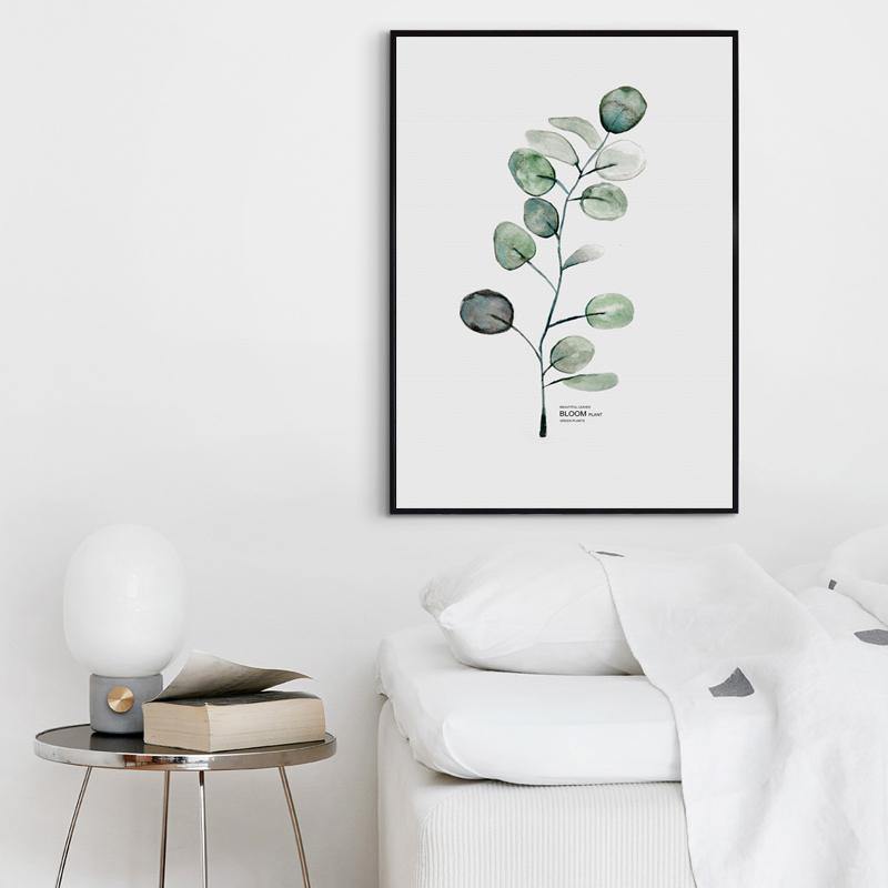 Watercolor Blooming Green Wall Art - Nordic Side - 