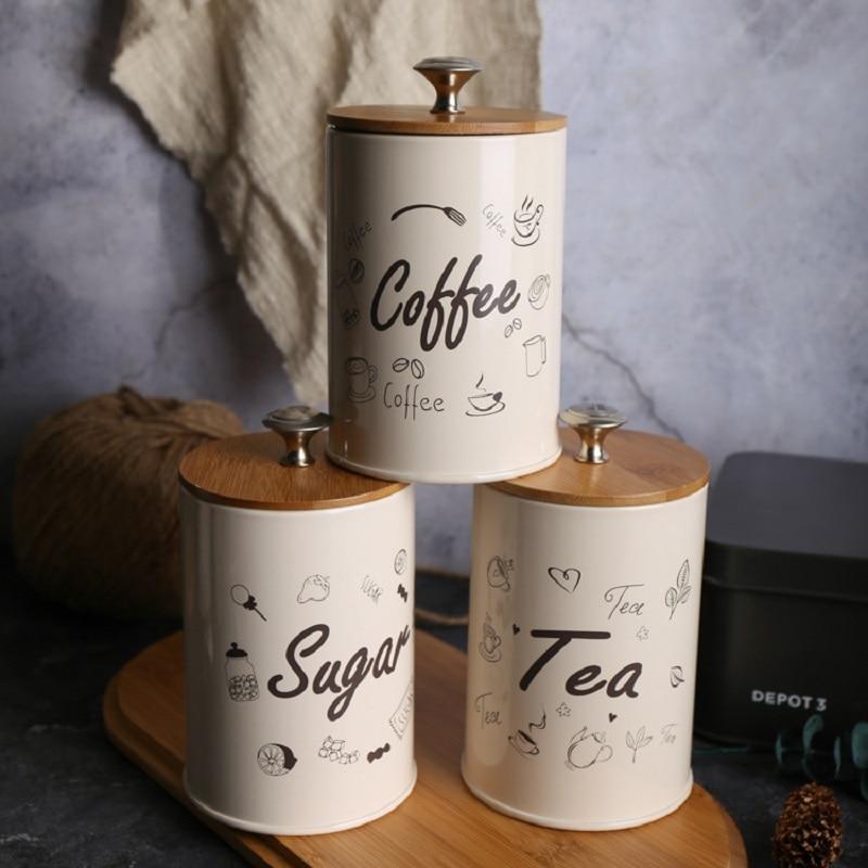 Coffee, Tea and Sugar Jars - Nordic Side - 