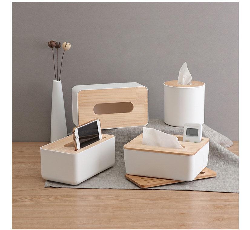 Wood Paper Towel Holder - Nordic Side - 