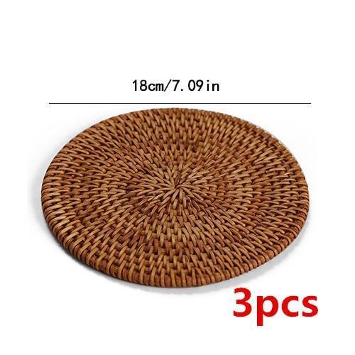 Rattan Coasters - Nordic Side - 