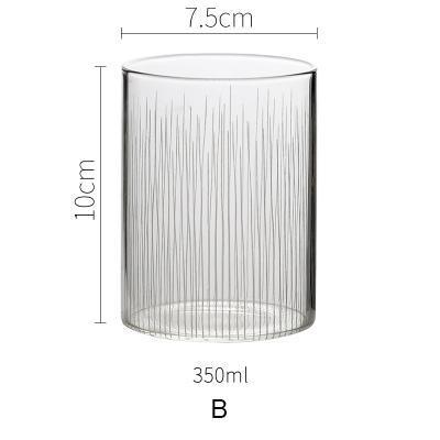 Grid Glass Cup - Nordic Side - 