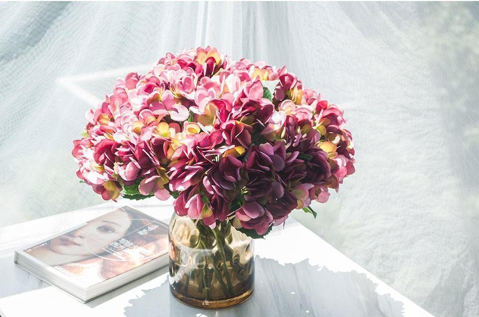 Artificial Silk Hydrangea - Nordic Side - 