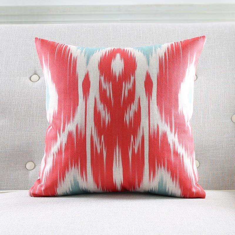 Vibrant Summer Red Cushions - Nordic Side - 