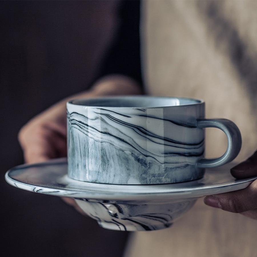 Marble Coffee Cup Set - Nordic Side - 