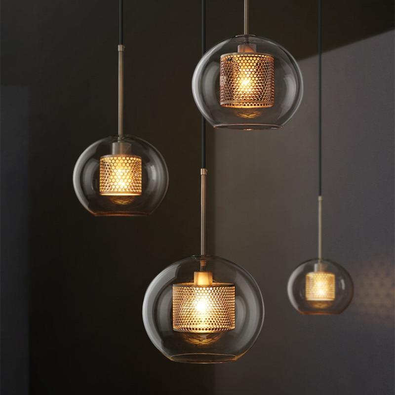 Inner Metal Transparent Pendant Light - Nordic Side - 