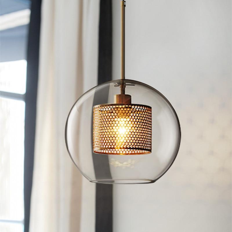 Inner Metal Transparent Pendant Light - Nordic Side - 