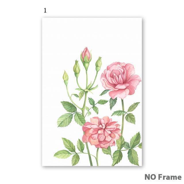 Watercolour Flowers - Nordic Side - 