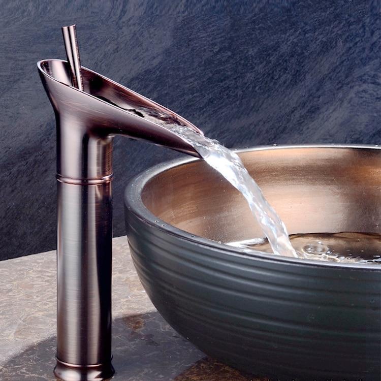 Luxury Oriental Waterfall Faucet - Nordic Side - 12-12, bathroom, bathroom-collection, bathroom-faucet, fab-faucets, faucet, feed-cl0-over-80-dollars, kitchen, kitchen-faucet, luxury, modern,