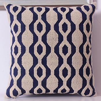 Classic Pattern Embroidered Cushion - Nordic Side - 