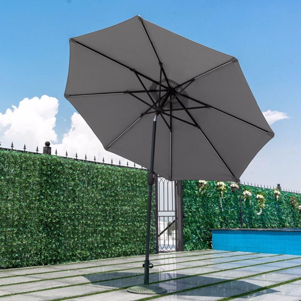 Tulio - LED Solar Patio Umbrella - Nordic Side - 07-04, feed-cl0-over-80-dollars, lamp, LED-lamp, light, lighting, lighting-tag, solar, solar-lamp