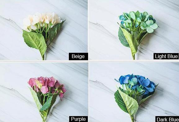 Silk Artificial Hydrangea - Nordic Side - 