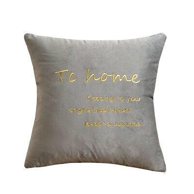 Velvet Cushions with Gold Letters - Nordic Side - 