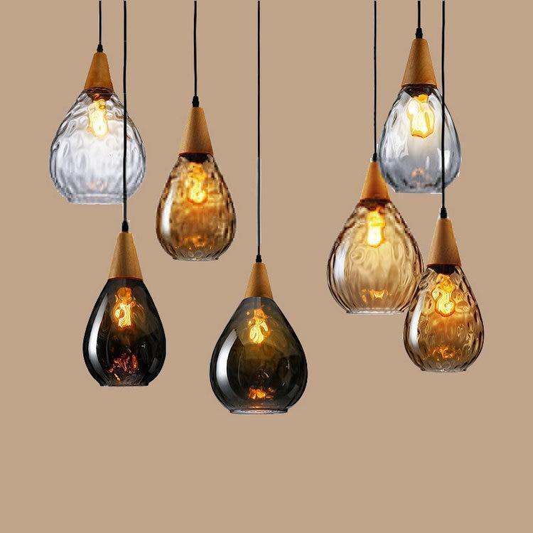 Sergia - Modern Nordic Drop Glass Pendant Lamp - Nordic Side - 03-25, best-selling-lights, feed-cl0-over-80-dollars, glass, glass-lamp, hanging-lamp, lamp, light, lighting, lighting-tag, mode