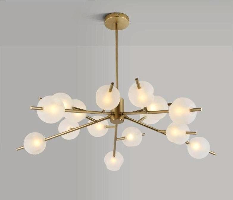 Golden Branches Chandelier - Nordic Side - 