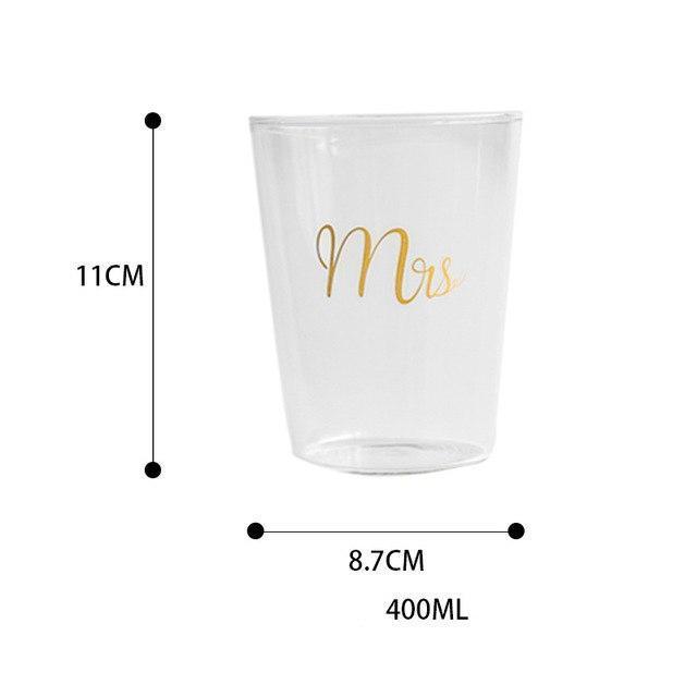 Mrs and Mr Glass Cups - Nordic Side - 