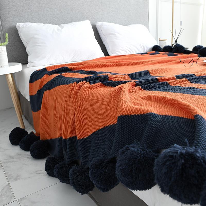 Hugo - Baubles Fringe Knit Throw Blanket - Nordic Side - 06-04, feed-cl0-over-80-dollars