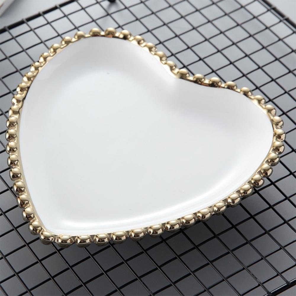 Golden Heart Edge Dinnerware - Nordic Side - 