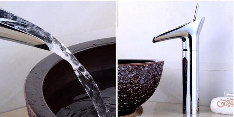 Luxury Oriental Waterfall Faucet - Nordic Side - 12-12, bathroom, bathroom-collection, bathroom-faucet, fab-faucets, faucet, feed-cl0-over-80-dollars, kitchen, kitchen-faucet, luxury, modern,