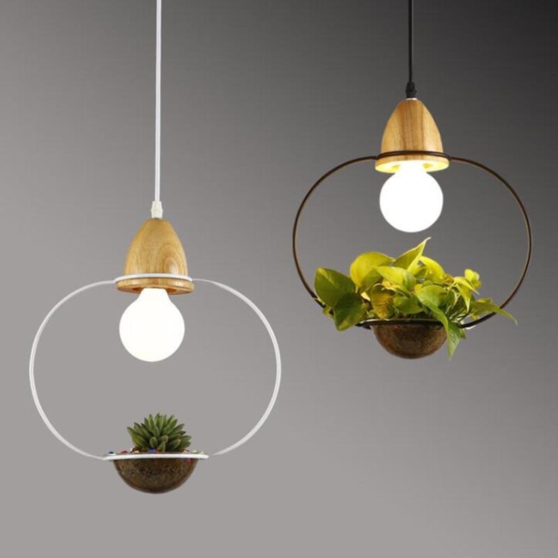 Zox - Modern Nordic Iron Pendant Planter Lamp - Nordic Side - 01-28, best-selling-lights, feed-cl0-over-80-dollars, hanging-lamp, lamp, light, lighting, lighting-tag, modern, modern-lighting,