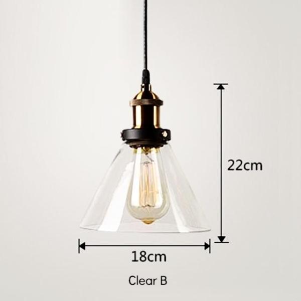 Minimal Industrial Pendant Light - Nordic Side - 