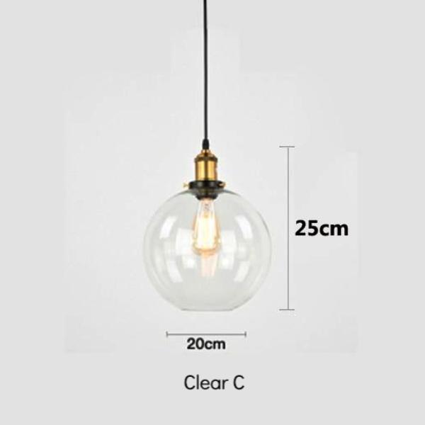 Minimal Industrial Pendant Light - Nordic Side - 