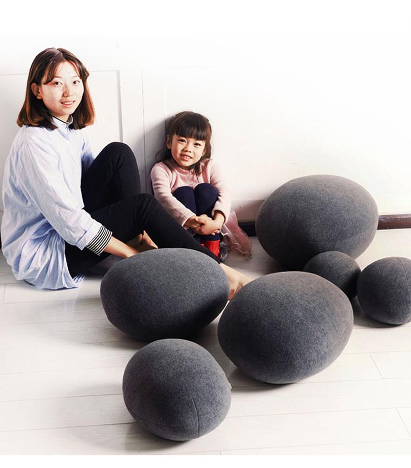 Cobble - 3D Stuffed Imitation Stone Cushion - Nordic Side - 05-15, feed-cl0-over-80-dollars