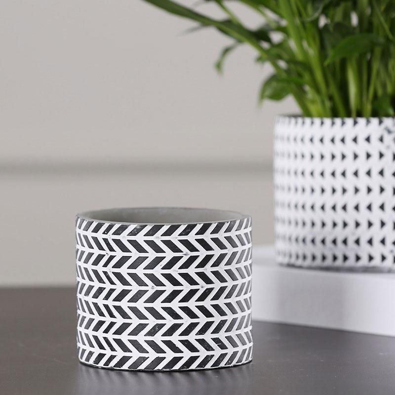 Geometry Pattern Pot - Nordic Side - 