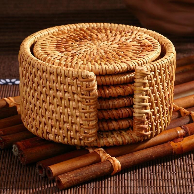 Rattan Coasters - Nordic Side - 