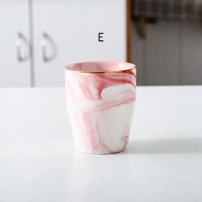 Pink & Grey Marble Bowl - Nordic Side - 