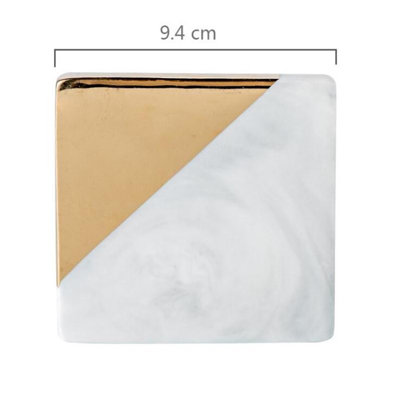 Gold Marble Coasters - Nordic Side - diningroom, kitchen