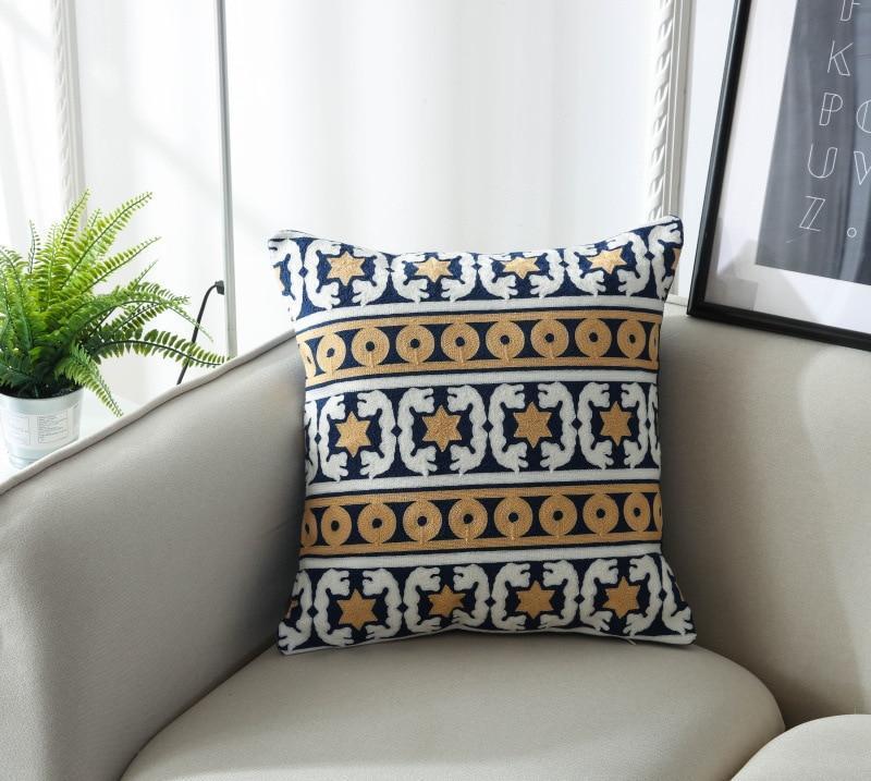 Classic Embroidery Cushion - Nordic Side - 