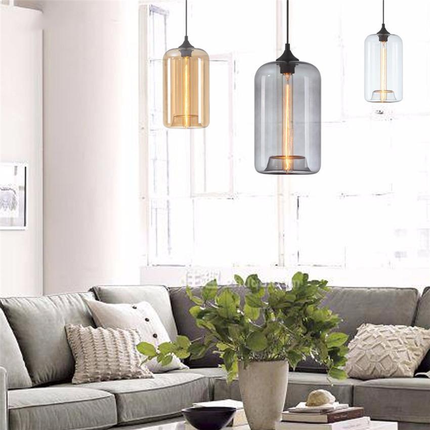 Transparent Colourful Pendant Light - Nordic Side - 