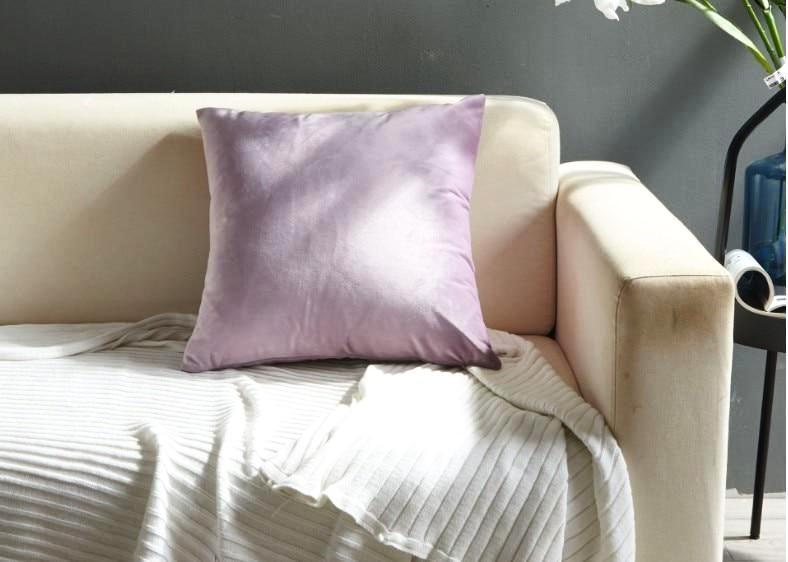 Square Velvet Cushion Cover - Nordic Side - 