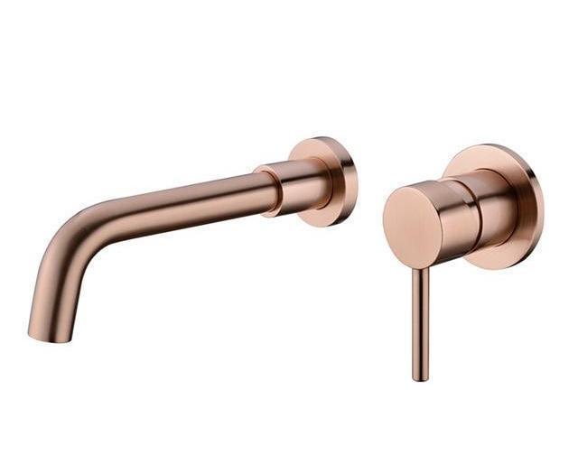 Modern Brass Wall Mounted Faucet - Nordic Side - 12-12, bathroom, bathroom-collection, bathroom-faucet, fab-faucets, faucet, feed-cl0-over-80-dollars, kitchen, kitchen-faucet, modern, renovat