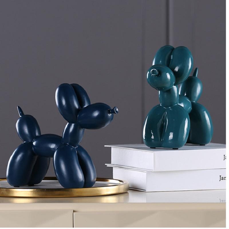 Resin Balloon Dog - Nordic Side - 