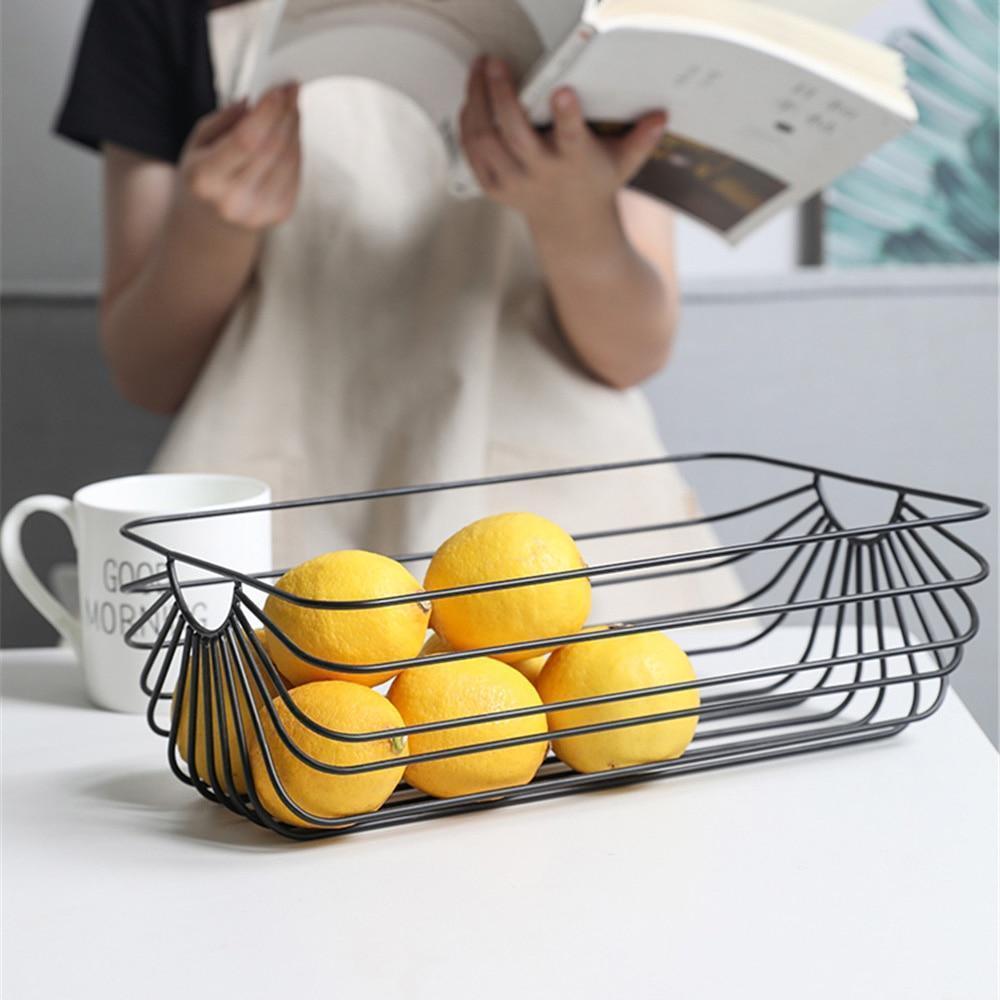 Carta - Modern Nordic Wire Metal Basket Organizer - Nordic Side - 01-16