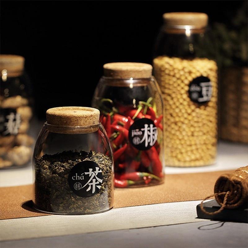 Glass Jar with Cork - Nordic Side - 