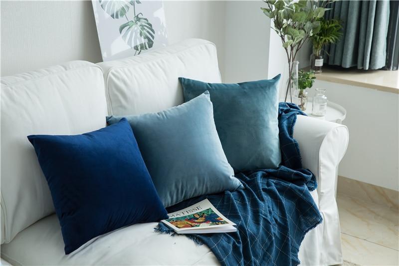 Silky Velvet Cushion Cover - Nordic Side - 