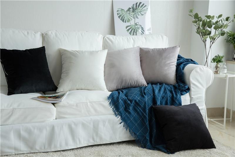 Silky Velvet Cushion Cover - Nordic Side - 