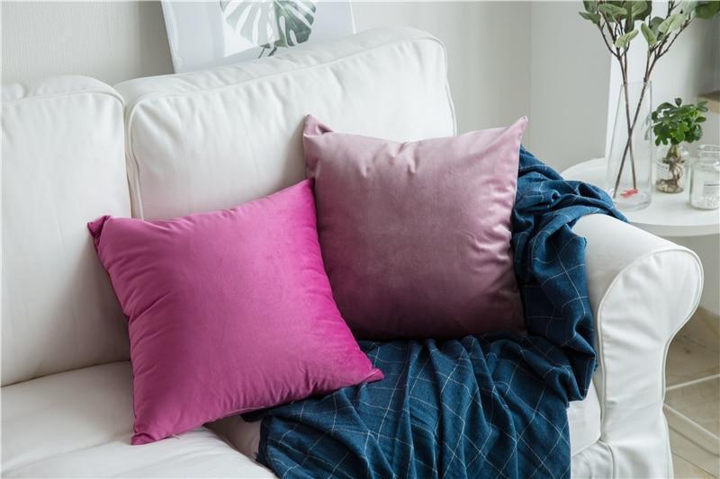 Silky Velvet Cushion Cover - Nordic Side - 