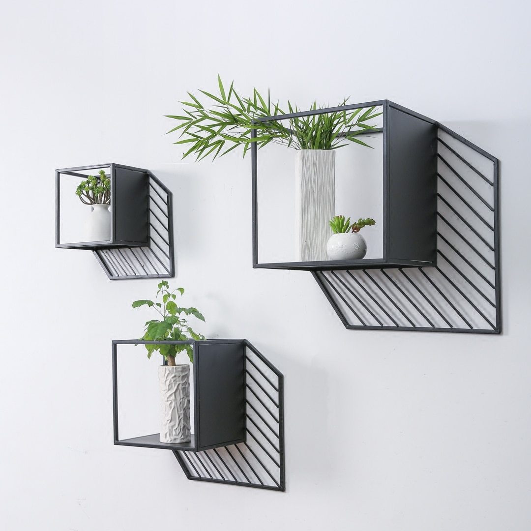 Warren - 3D Effect Iron Box Planters - Nordic Side - 08-04, feed-cl0-over-80-dollars, feed-cl1-planters, modern-pieces, modern-planter-collection