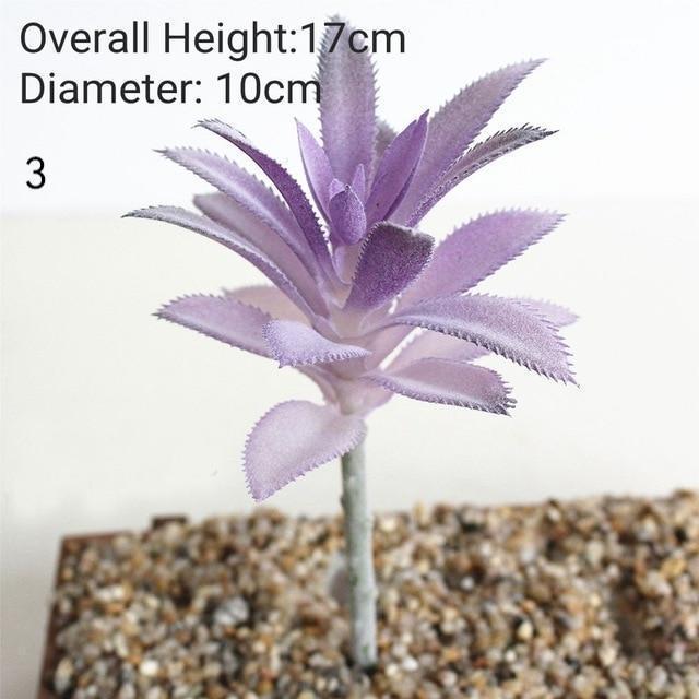 Purple Artificial Succulent - Nordic Side - 