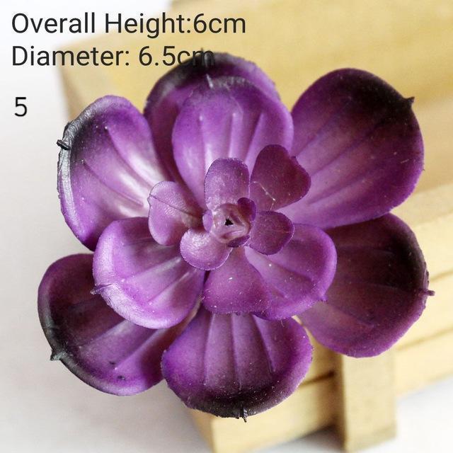 Purple Artificial Succulent - Nordic Side - 