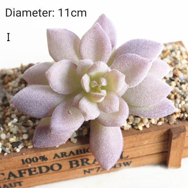 Purple Artificial Succulent - Nordic Side - 