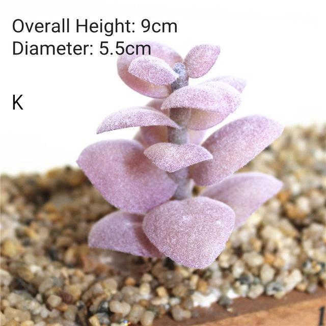 Purple Artificial Succulent - Nordic Side - 