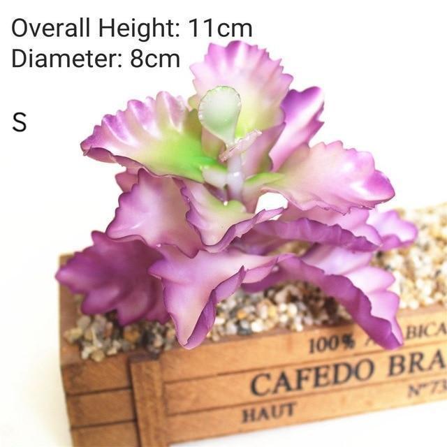 Purple Artificial Succulent - Nordic Side - 