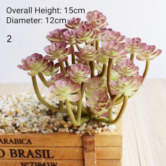 Purple Artificial Succulent - Nordic Side - 