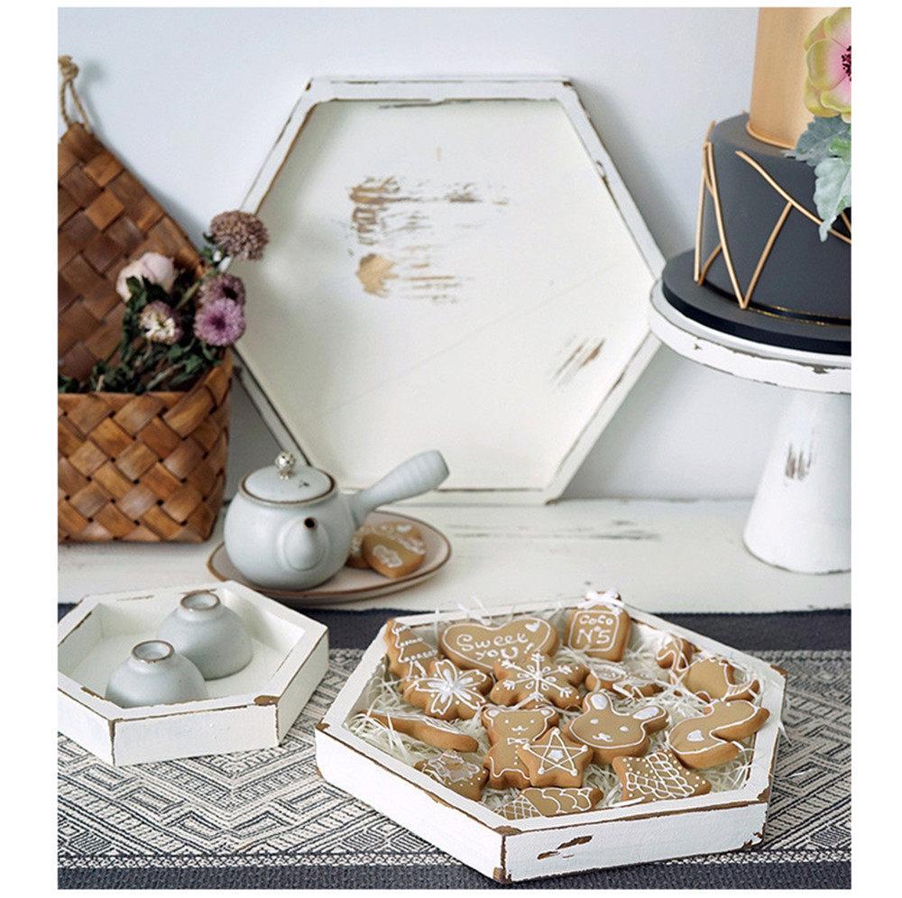 Retro Hexagonal Tray - Nordic Side - 